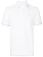 Maison Margiela Classic Fitted Polo Top - White