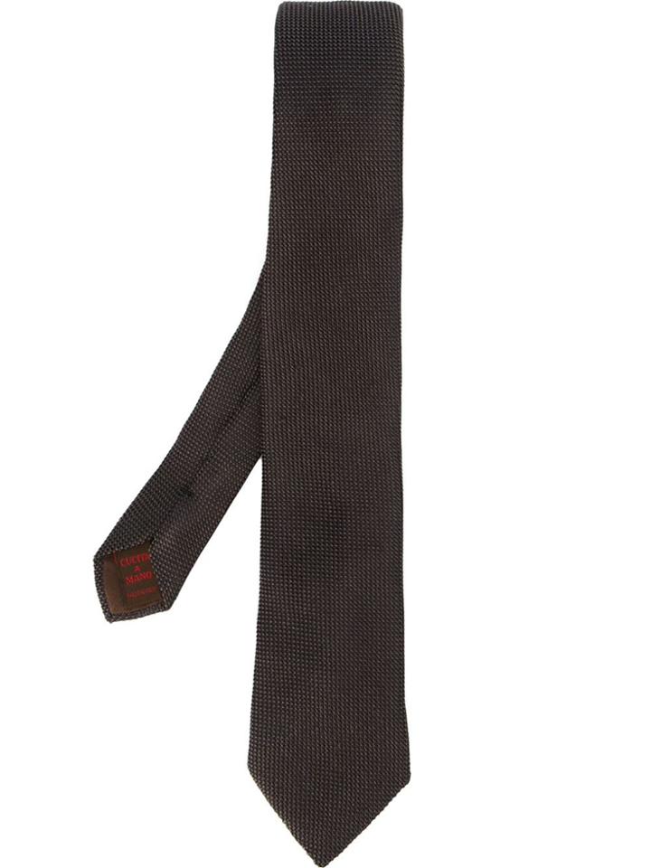 Fashion Clinic Timeless Textured Tie - Blue