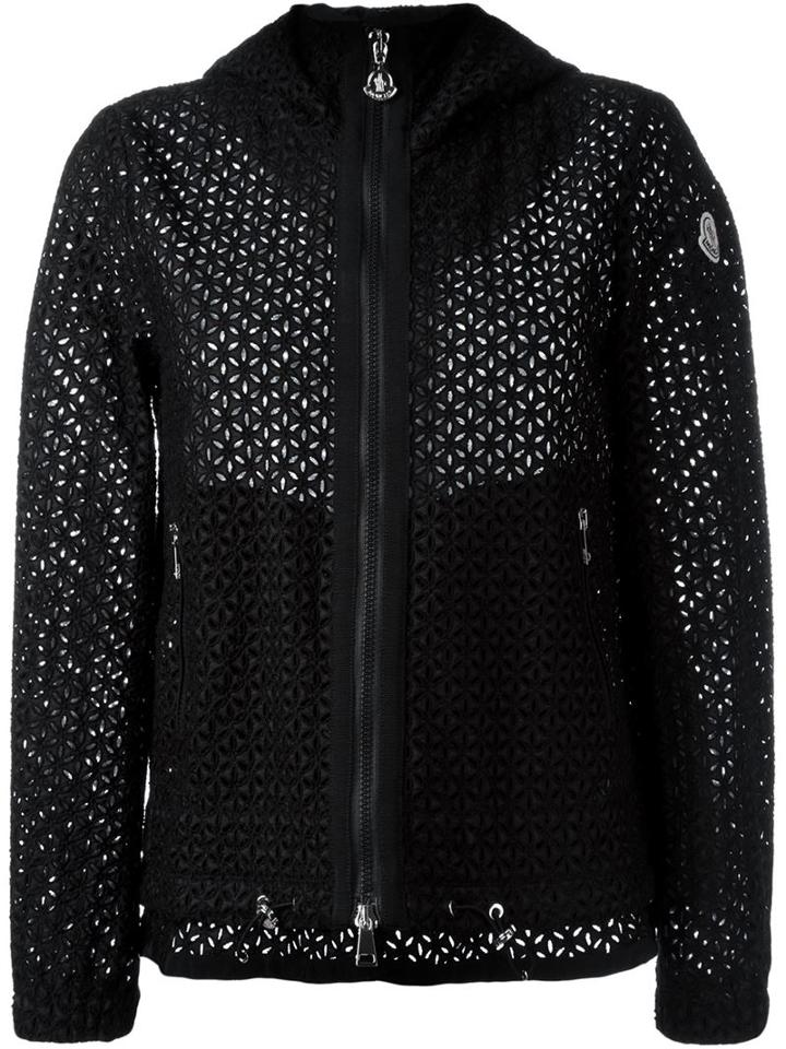 Moncler Perforated Crochet Jacket