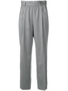 Yves Saint Laurent Vintage Tailored Straight Trousers - Grey