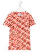 10x10 An Italian Theory Kids - Floral Print T-shirt - Kids - Cotton - 4 Yrs, Red