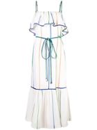 Derek Lam 10 Crosby Ruffle Cami Dress - White