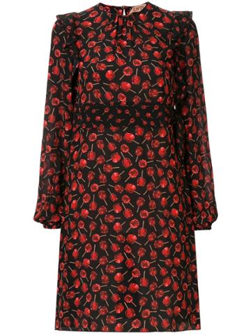 Nº21 Candy Apple Print Dress - Black