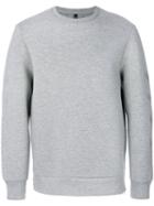 Neil Barrett - Arrow Sleeve Sweatshirt - Men - Cotton/polyurethane/spandex/elastane/viscose - L, Grey, Cotton/polyurethane/spandex/elastane/viscose
