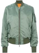 Unravel Project Bomber Jacket - Green