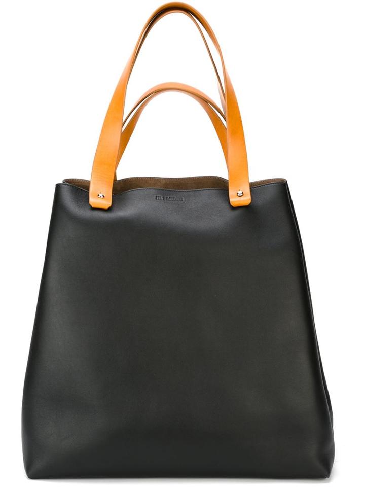 Jil Sander Contrasting Handle Tote