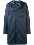 Marni Hooded Parka Coat - Blue