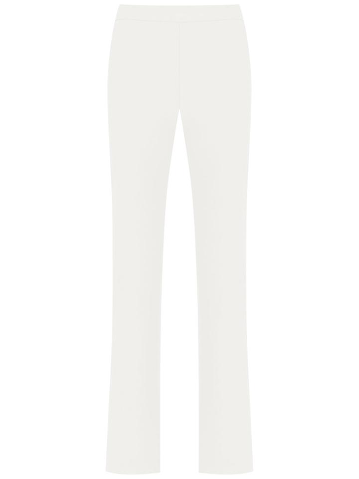 Gloria Coelho High Rise Straight-fit Trousers - White