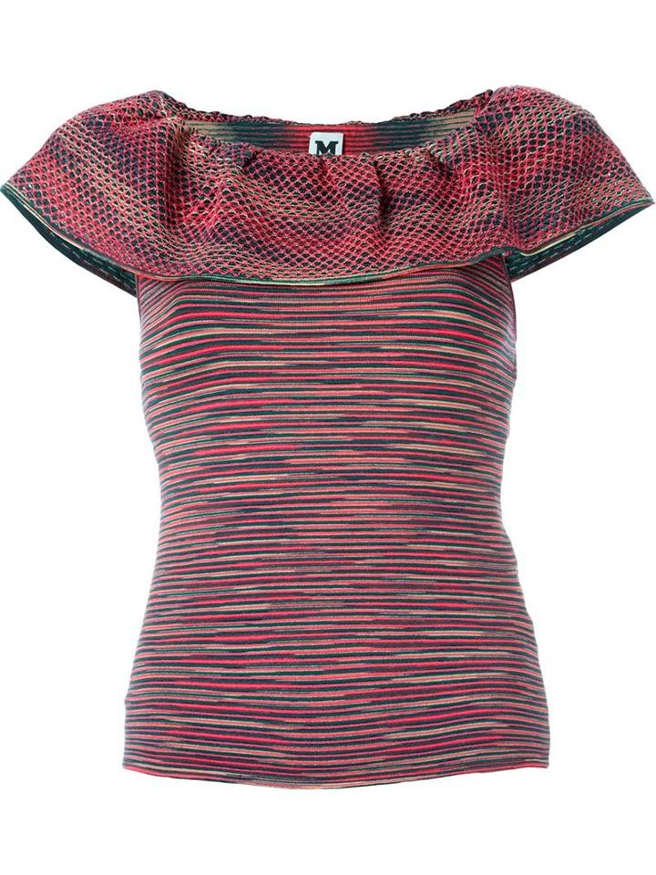 M Missoni Ruffle Top