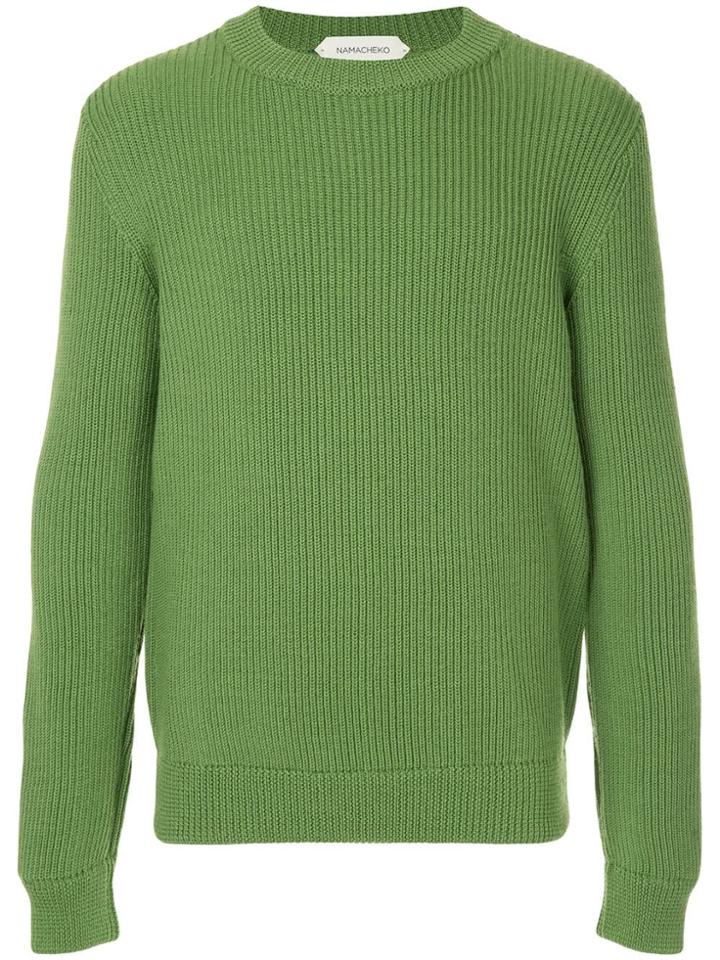 Namacheko Ribbed Knit Sweater - Green