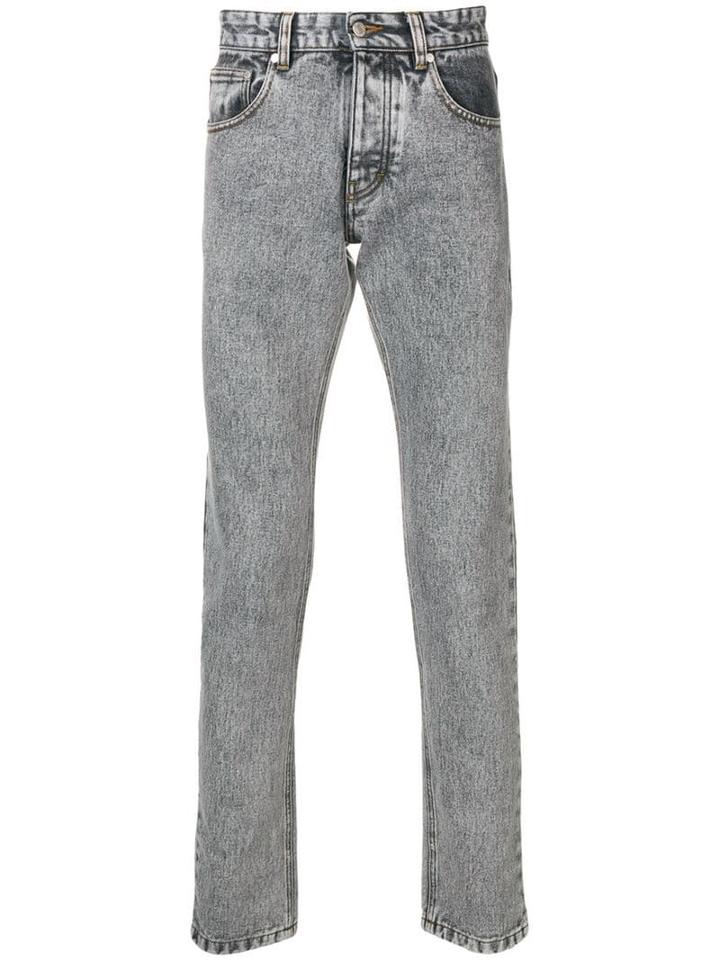 Ami Paris Ami Fit 5 Pocket Jeans - Grey