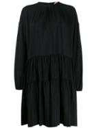 Nº21 Tiered Short Dress - Black