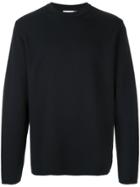 Sunspel Crew Neck Knit Top - Black