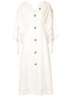 Irene Stitch Dress - White