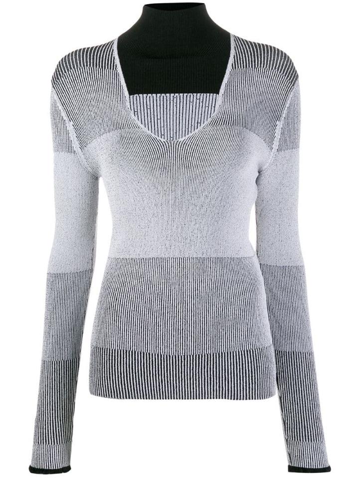 Ssheena Cut-out Detail Jumper - White