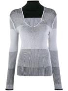 Ssheena Cut-out Detail Jumper - White