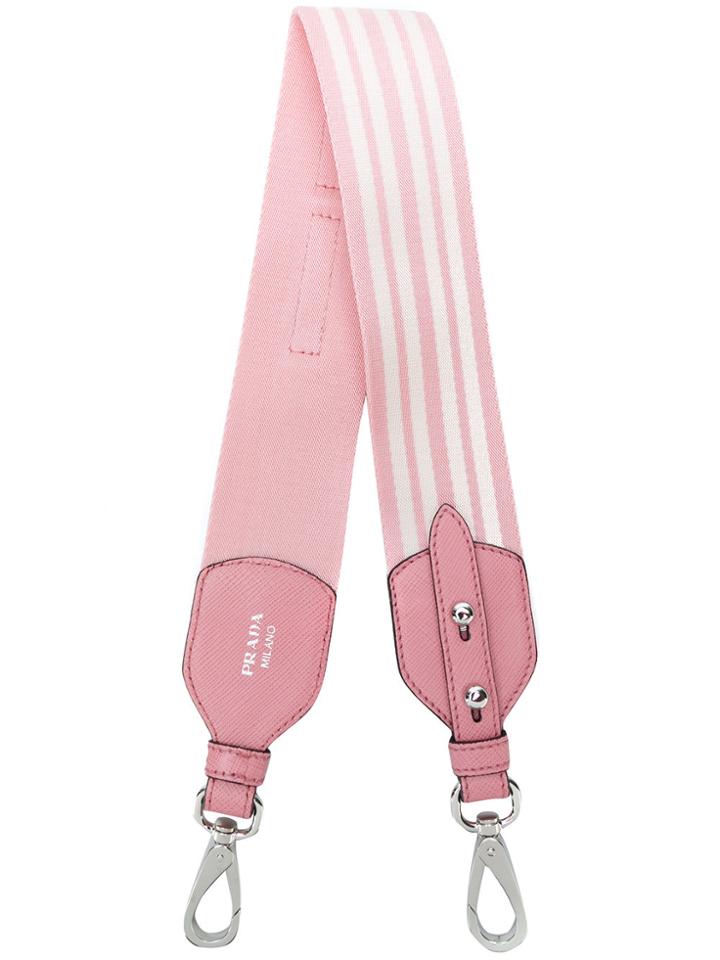 Prada Striped Bag Strap - Pink & Purple