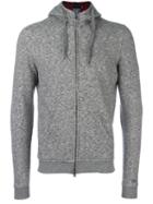 Woolrich Zipped Hoodie, Men's, Size: Large, Grey, Cotton/wool/other Fibers