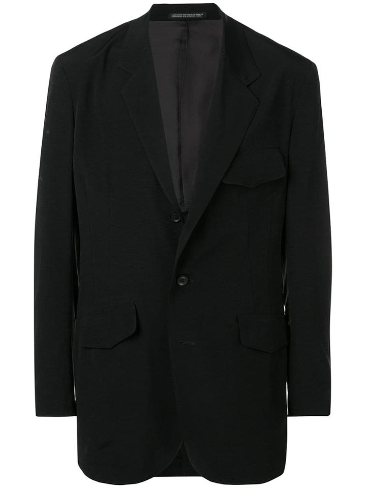 Yohji Yamamoto Oversized Blazer - Black