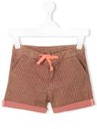 Knot - 'earth' Striped Shorts - Kids - Cotton/spandex/elastane - 6 Yrs, Yellow/orange
