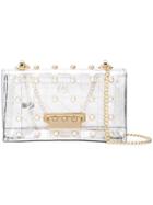 Zac Zac Posen Earthette Quilted Pearl Lady Shoulder Bag - White