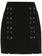 Olympiah Lace Up Messina Skirt - Black