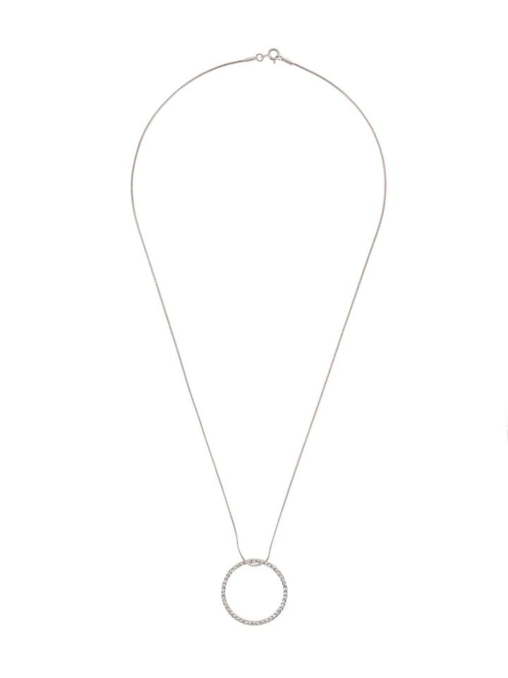 Isabel Marant Circle Pendant Necklace - Metallic