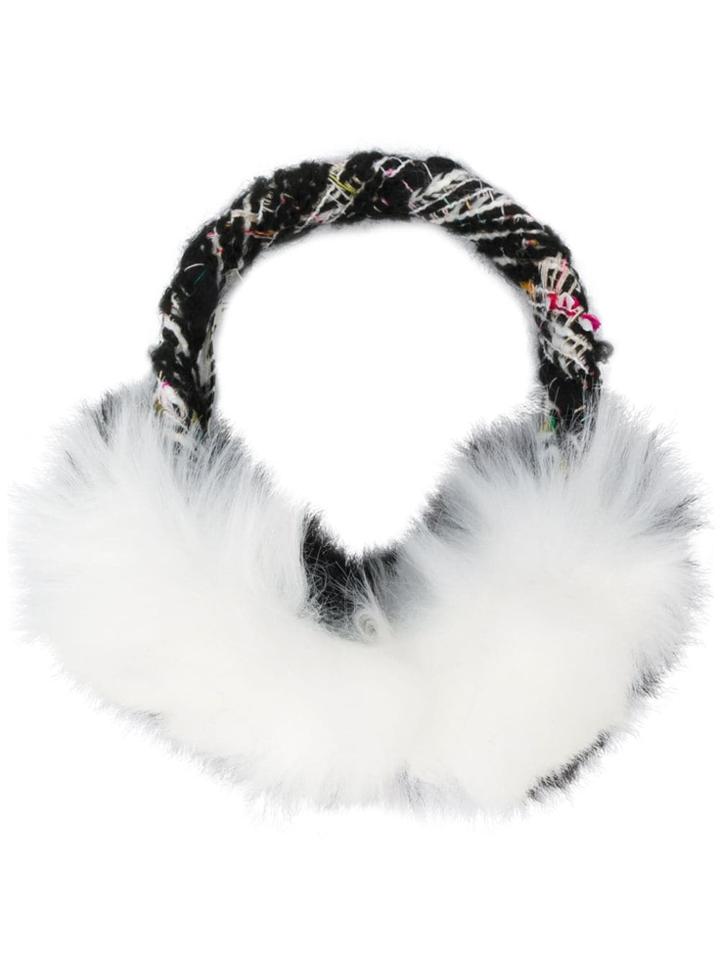 Eugenia Kim Embroidered Ear Muffs - Black