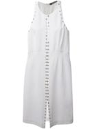 Roberto Cavalli Eyelet Detail Dress - White
