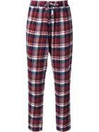 Faith Connexion Checked Track Pants - Red