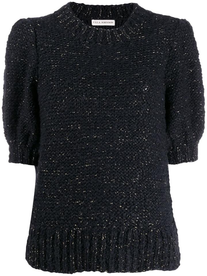 Ulla Johnson Short-sleeve Sweater - Black