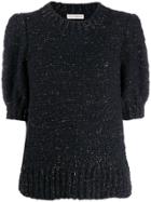 Ulla Johnson Short-sleeve Sweater - Black