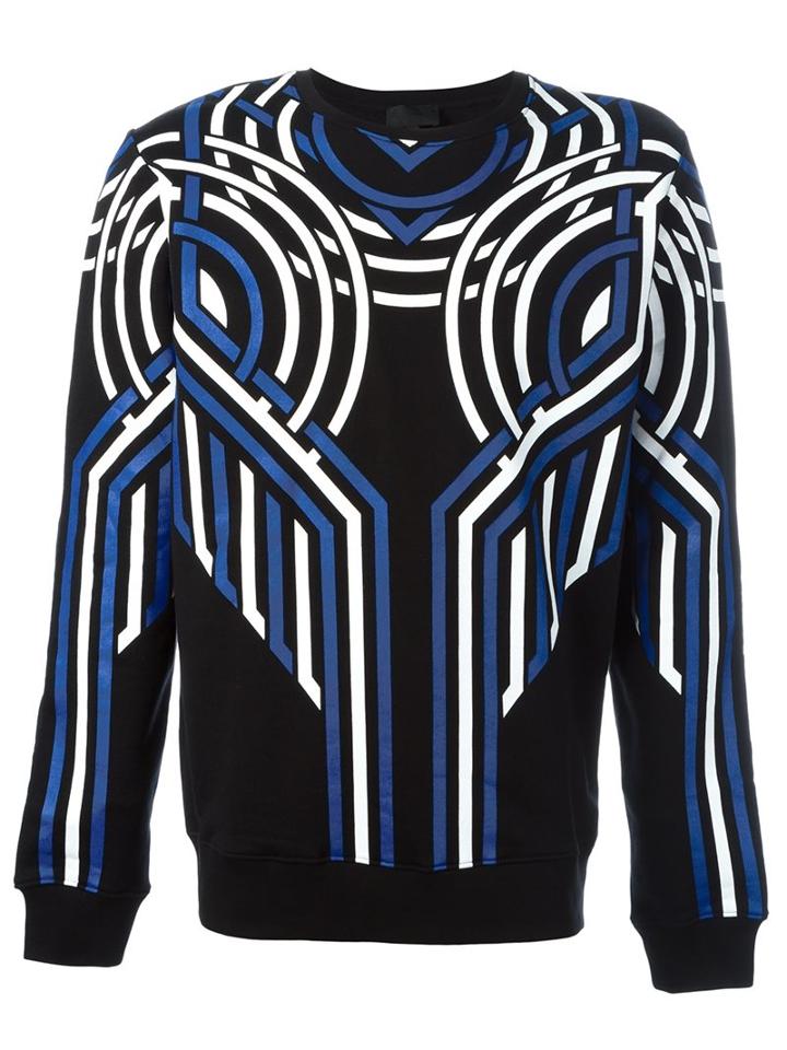Les Hommes Spiral Graphic Sweatshirt