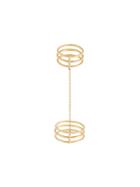 Wuki Double Cage Ring, Women's, Size: K, Metallic, 18kt Gold