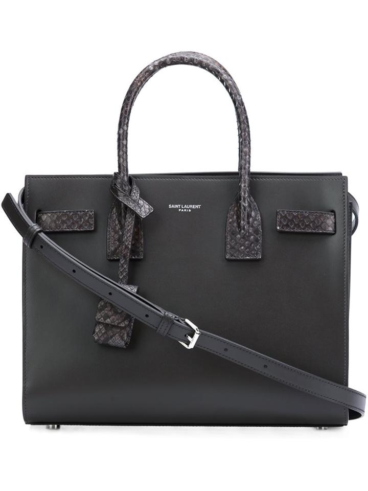 Saint Laurent Small 'sac De Jour' Tote, Women's, Grey