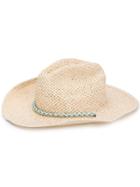 Maison Michel Austin Cowboy Hat - Neutrals