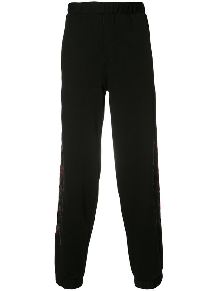 Marcelo Burlon County Of Milan Tulio Track Pants - Yellow & Orange