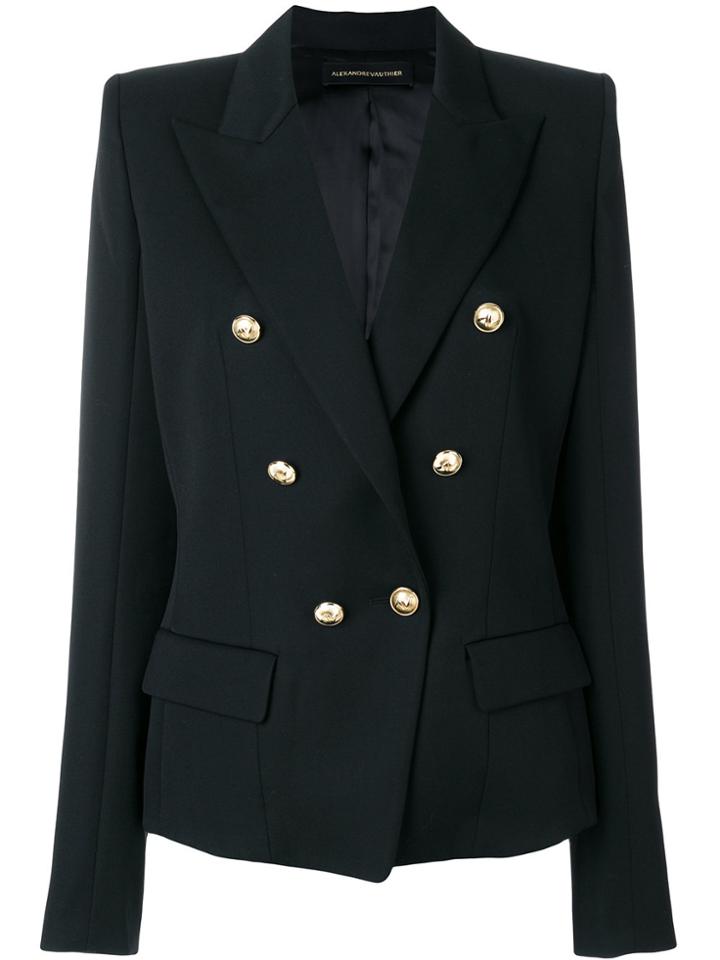 Alexandre Vauthier Button Embellished Blazer - Black