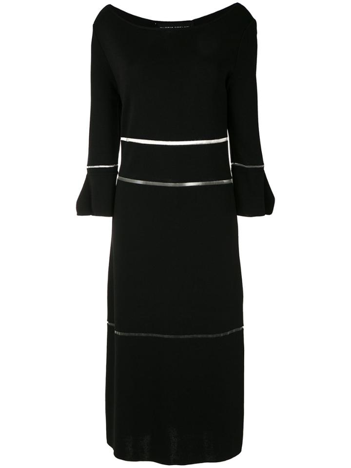 Gloria Coelho Knitted Mid-lenght Dress - Black