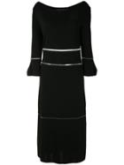Gloria Coelho Knitted Mid-lenght Dress - Black