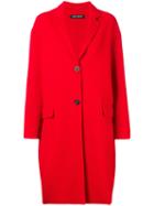 Iris Von Arnim - Cocoon Coat - Women - Wool/cashmere/polyester - 42, Red, Wool/cashmere/polyester