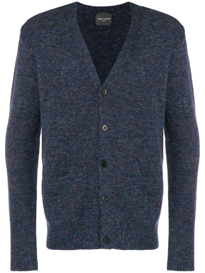 Roberto Collina Slouchy Cardigan - Blue