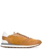 Brunello Cucinelli Mixed Fabric Sneakers - Neutrals