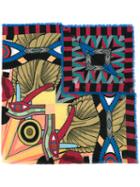 Givenchy Egyptian Square Print Scarf, Women's, Wool