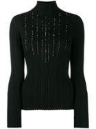 Blumarine Knitted Sweatshirt - Black