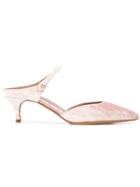 Tabitha Simmons Pointed Mules - Pink