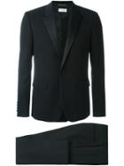 Saint Laurent Two Piece Suit, Men's, Size: 50, Black, Silk/polyester/virgin Wool