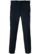 Neil Barrett Cropped Tailored Trousers - Blue
