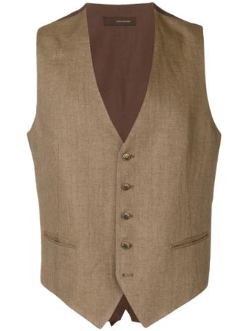 Tagliatore Brian Waistcoat - Neutrals