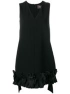 Max Mara Ruffle Detailed Vest Top - Black